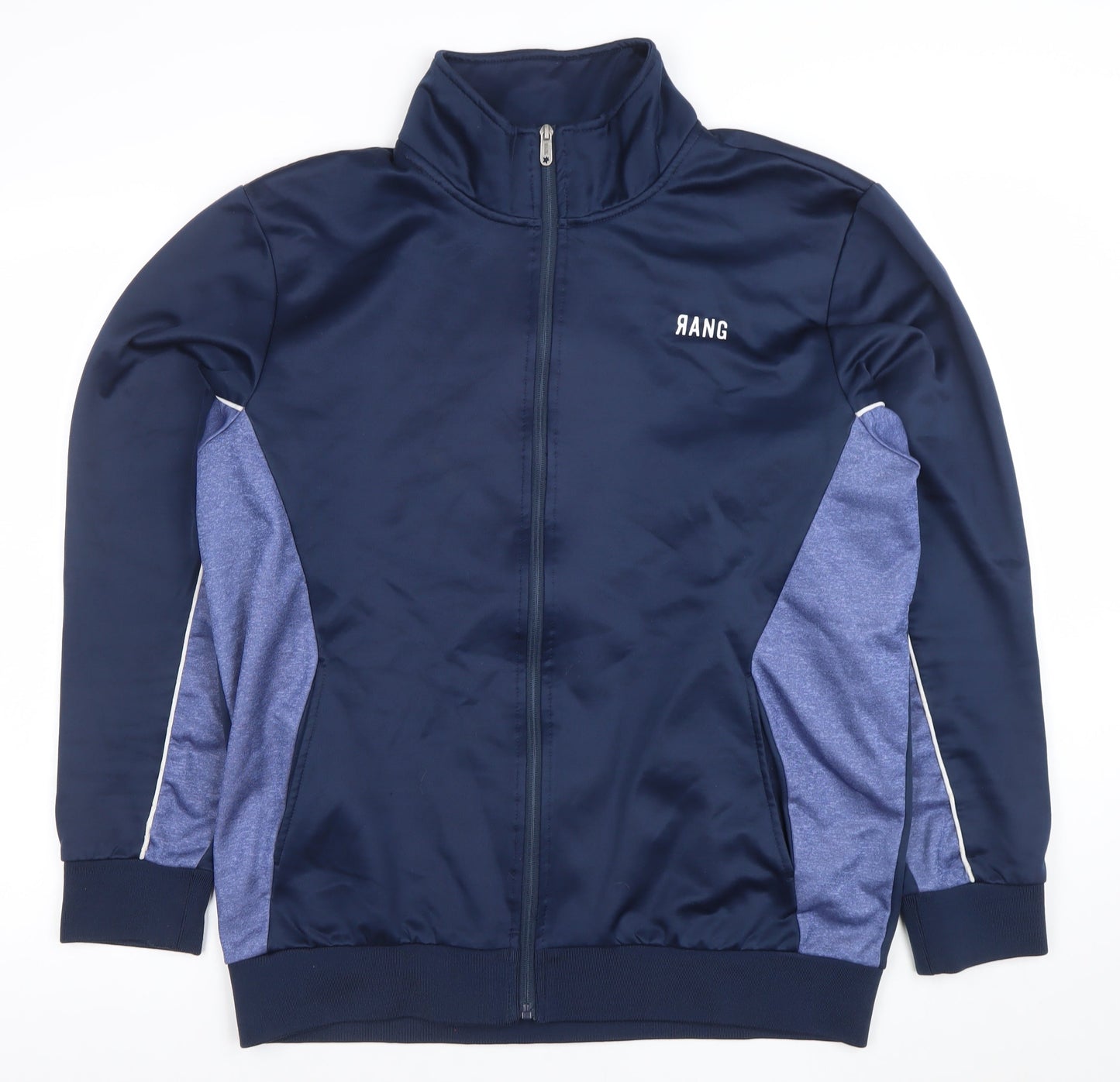 Mens UK Size 2XL RANG Blue Full Zip Sweatshirt