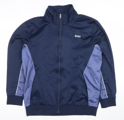 Mens UK Size 2XL RANG Blue Full Zip Sweatshirt
