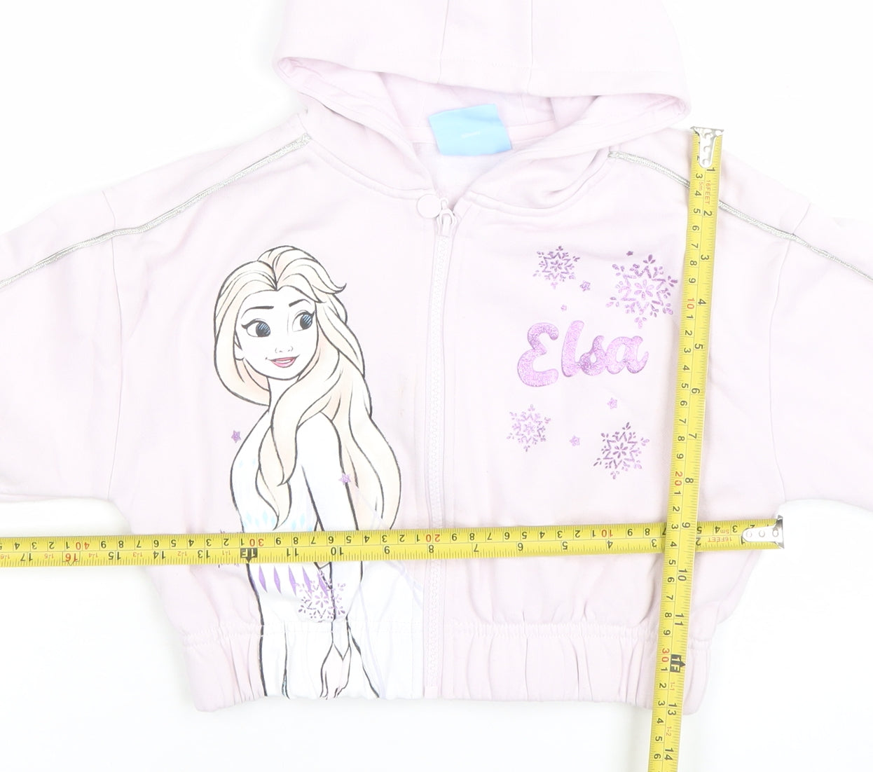 Girls UK Size 5-6 Years Primark Pink Full Zip Hoodie
