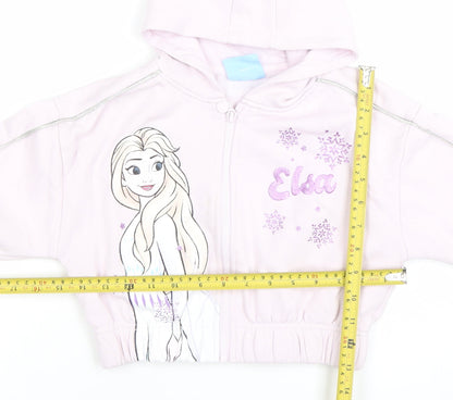 Girls UK Size 5-6 Years Primark Pink Full Zip Hoodie