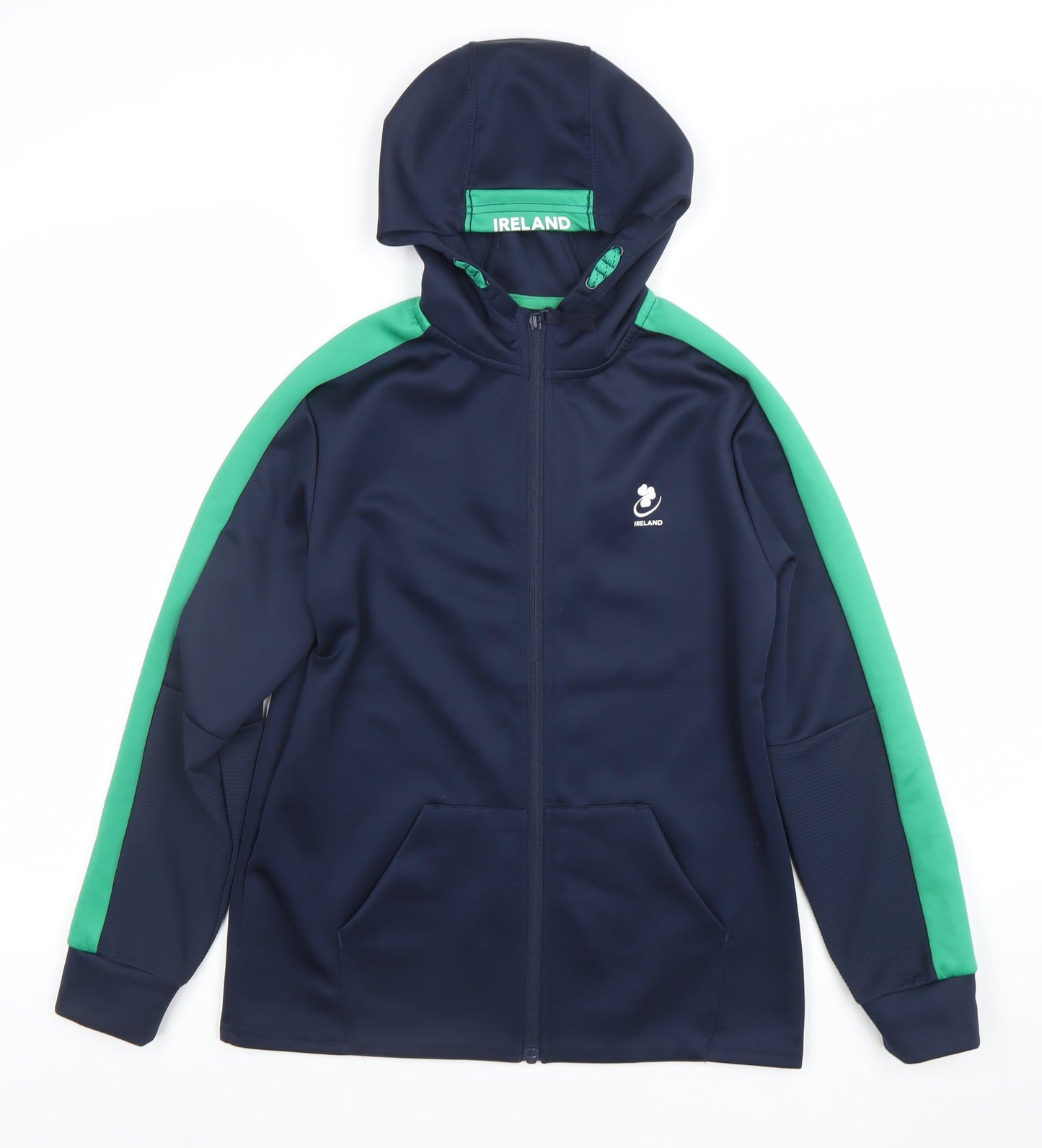 Boys UK Size 10-11 Years Dunnes Stores Blue Full Zip Hoodie