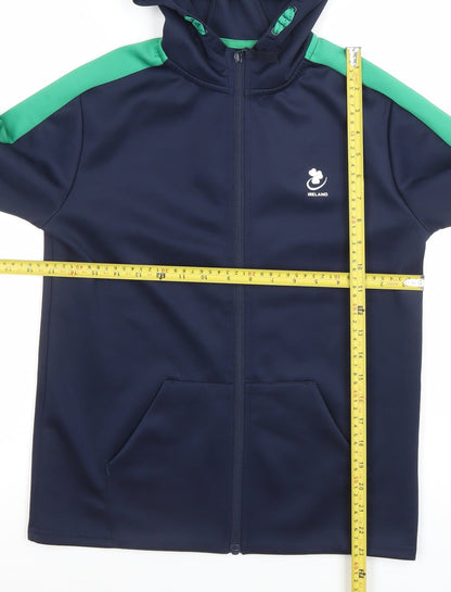 Boys UK Size 10-11 Years Dunnes Stores Blue Full Zip Hoodie