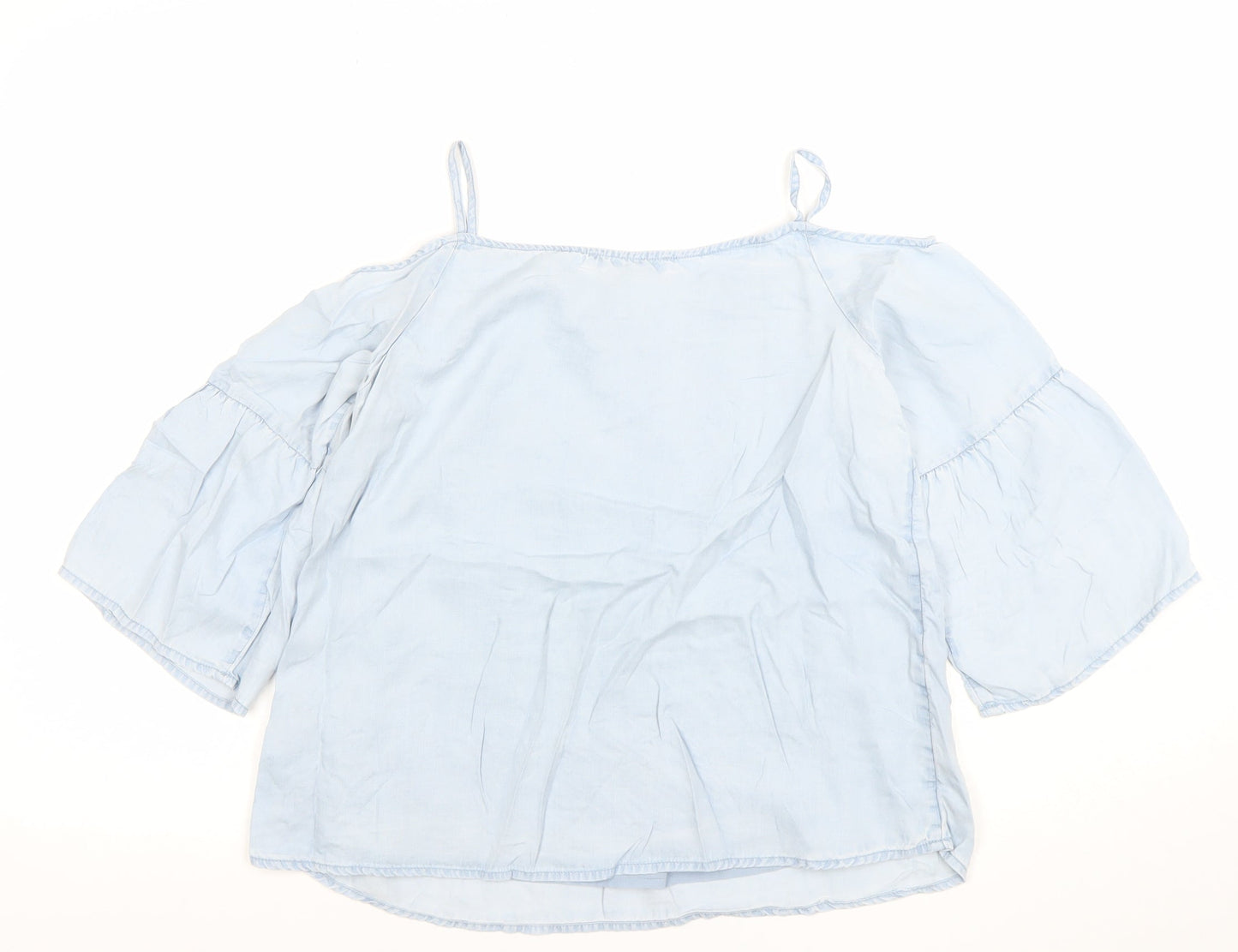 Girls UK Size 11-12 Years Marks and Spencer Blue Camisole Blouse