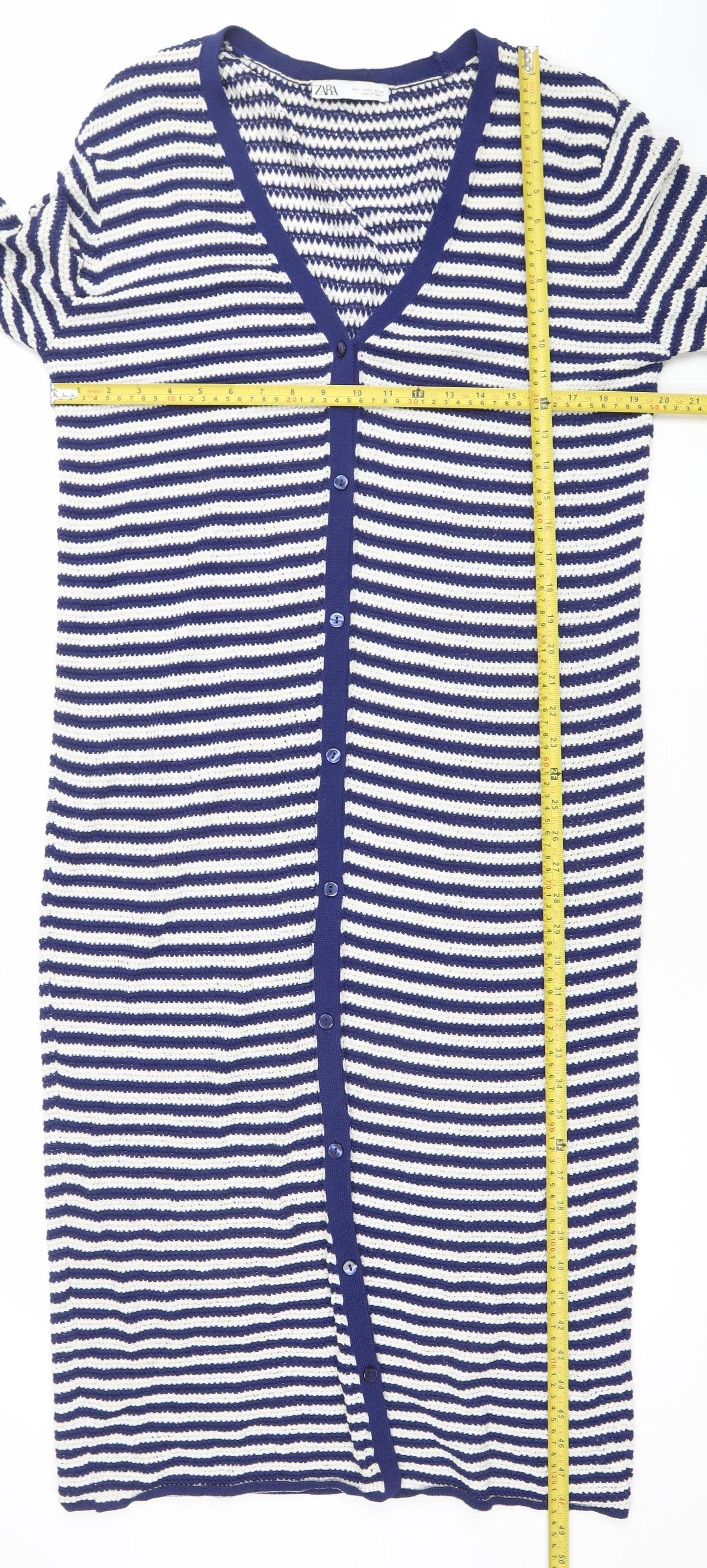 Womens UK Size L Zara Shirt Dress