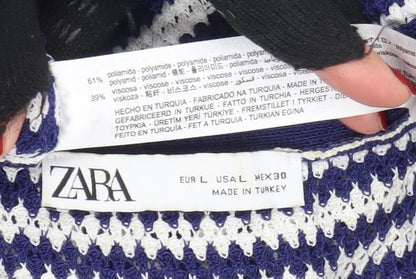 Womens UK Size L Zara Shirt Dress