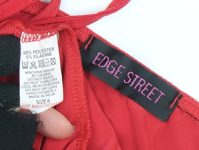 Womens UK Size 6 Edge Street Bodycon Dress