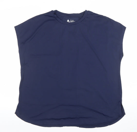Womens UK Size L Dunnes Stores Blue Gym & TrainingRunning & JoggingYoga T-Shirt