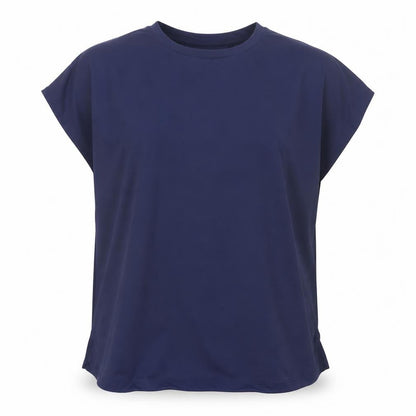 Dunnes Womens Navy Blue L Basic Activewear T-Shirt