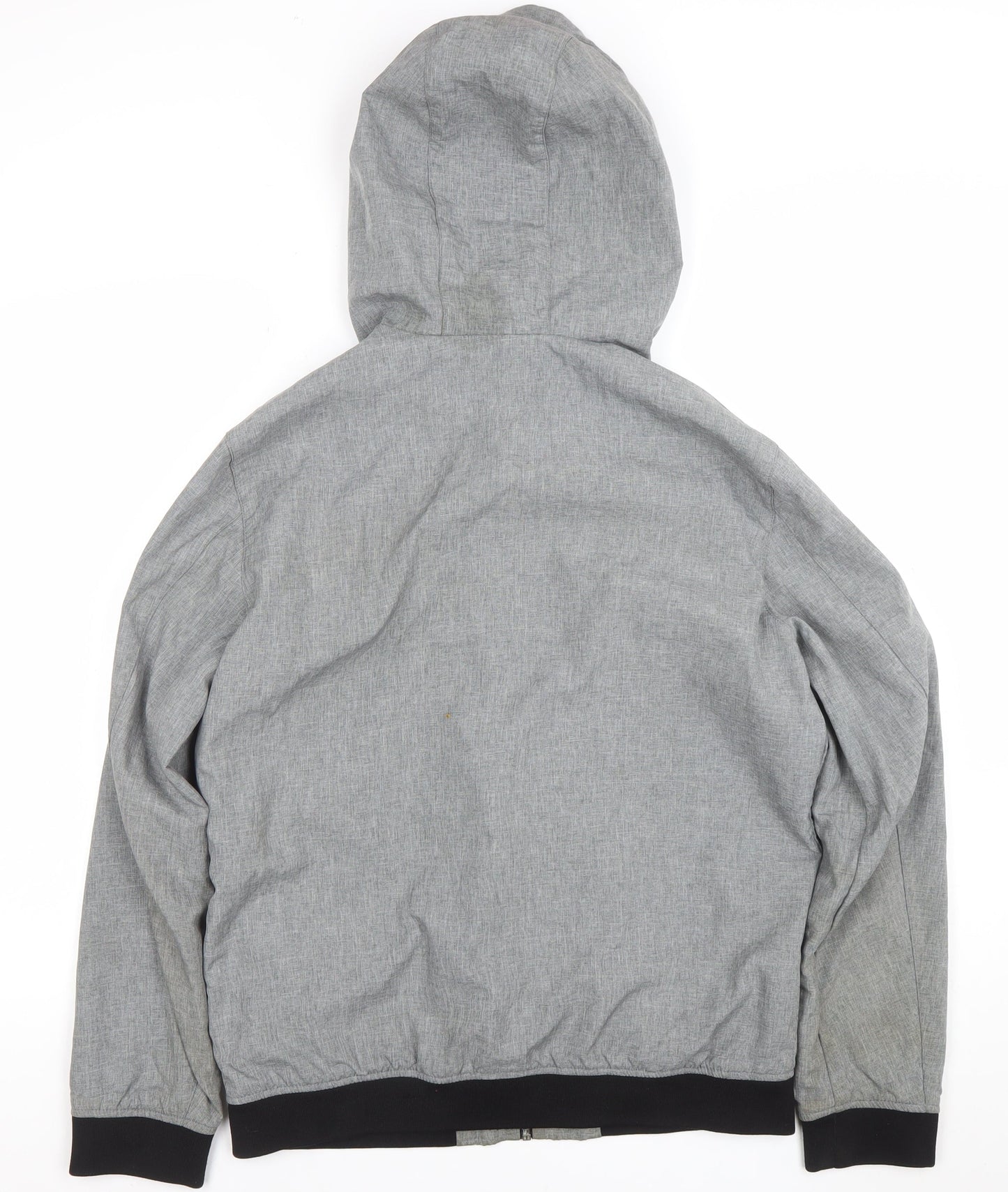 Mens UK Size L JACK & JONES Grey Windbreaker Coat