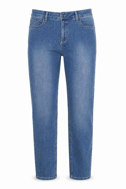 Womens UK Size 4 No2moro Regular Fit Straight Blue Jeans