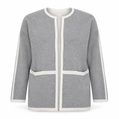 Womens UK Size 14 Jasper Conran Grey Cardigan Jumper
