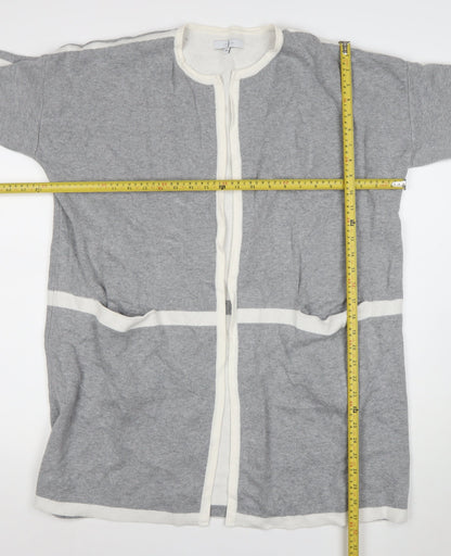 Womens UK Size 14 Jasper Conran Grey Cardigan Jumper