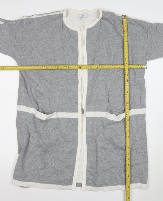 Womens UK Size 14 Jasper Conran Grey Cardigan Jumper