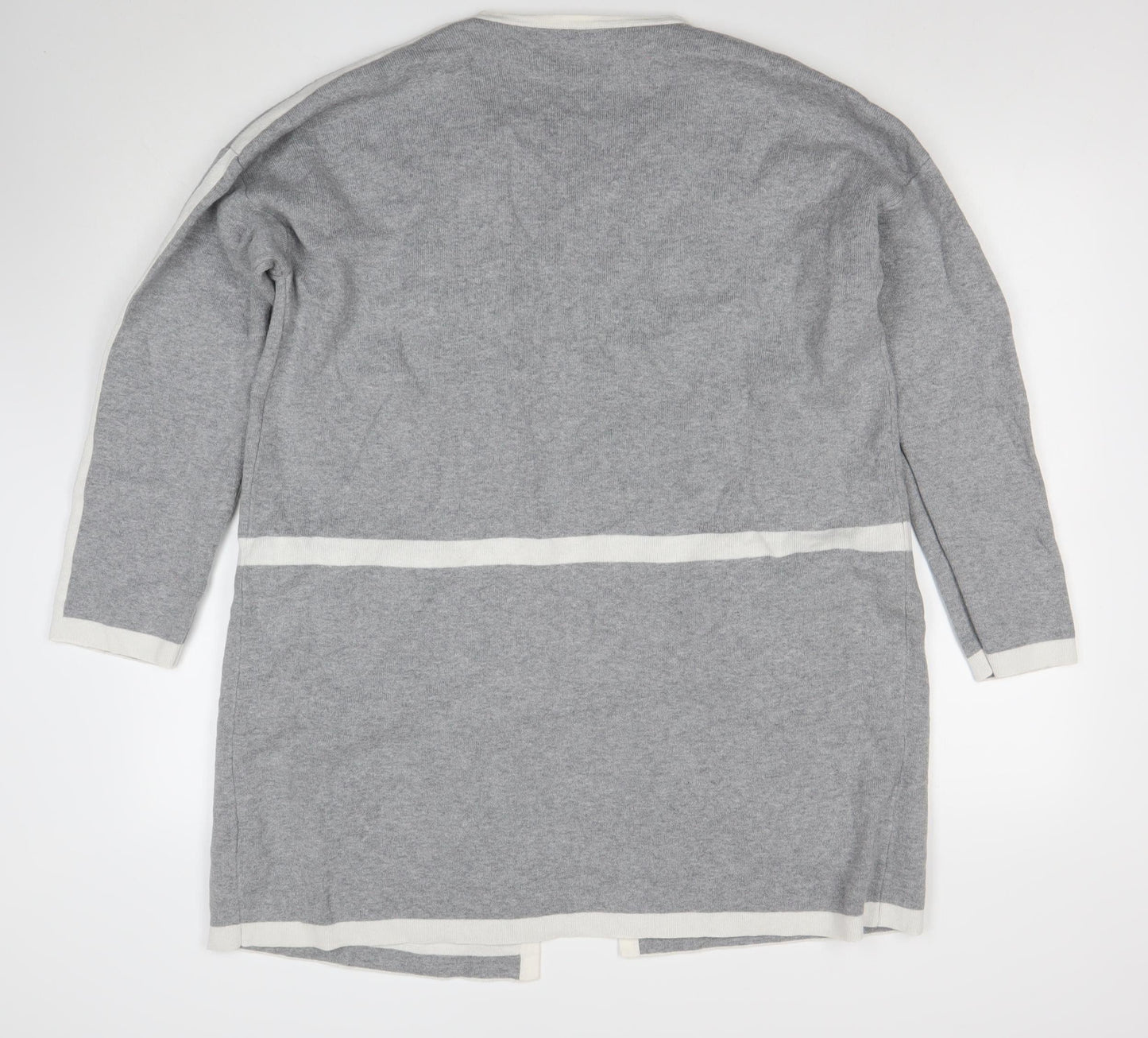 Womens UK Size 14 Jasper Conran Grey Cardigan Jumper