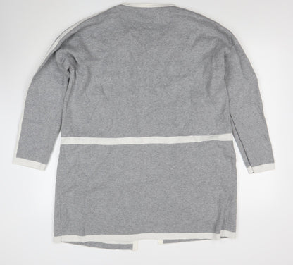 Womens UK Size 14 Jasper Conran Grey Cardigan Jumper