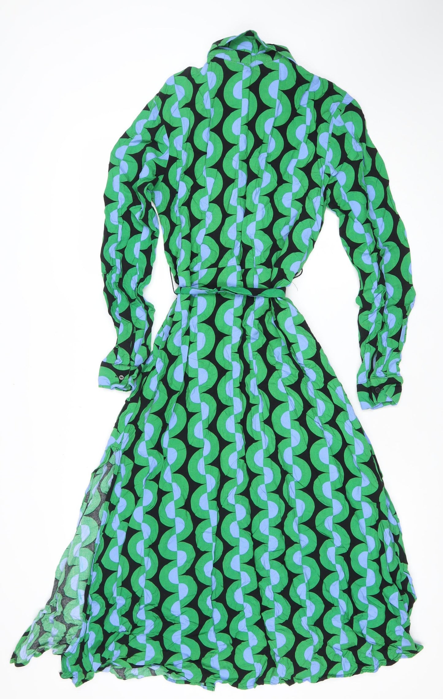 Womens UK Size XS Stradivarius Shirt Dress