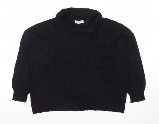 Womens UK Size M Gallery Black Pullover Jumper