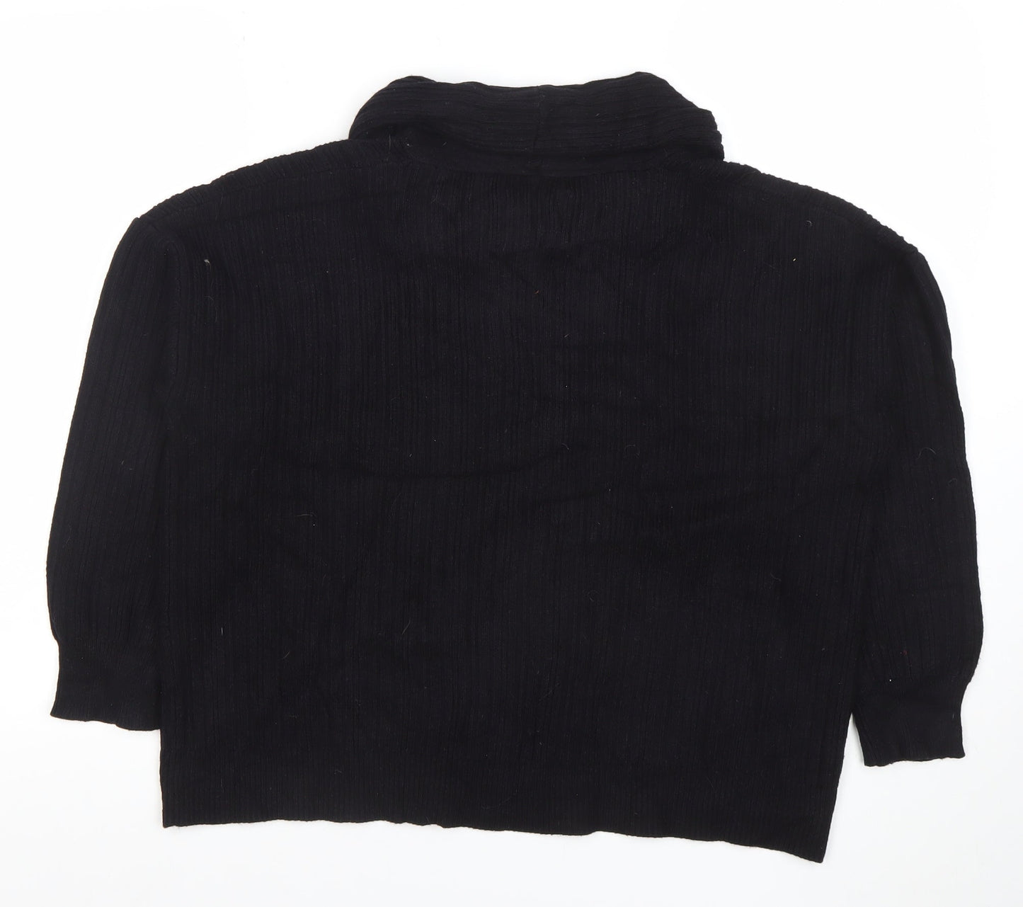 Womens UK Size M Gallery Black Pullover Jumper