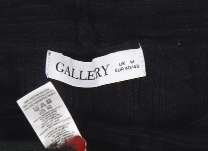 Womens UK Size M Gallery Black Pullover Jumper