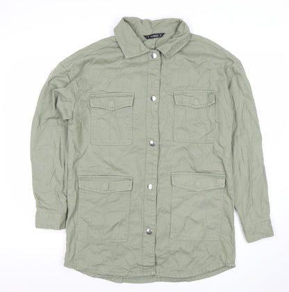 Womens UK Size XS Dunnes Green Military Jacket