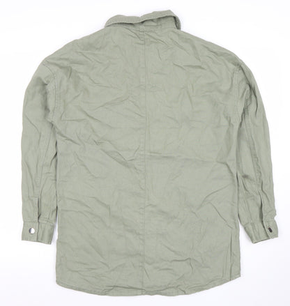 Womens UK Size XS Dunnes Green Military Jacket