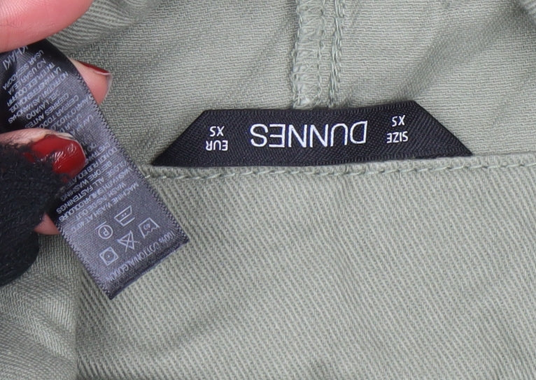 Womens UK Size XS Dunnes Green Military Jacket