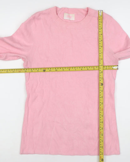 Womens UK Size 10 Savida Pink Pullover Jumper