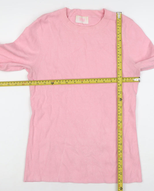 Womens UK Size 10 Savida Pink Pullover Jumper