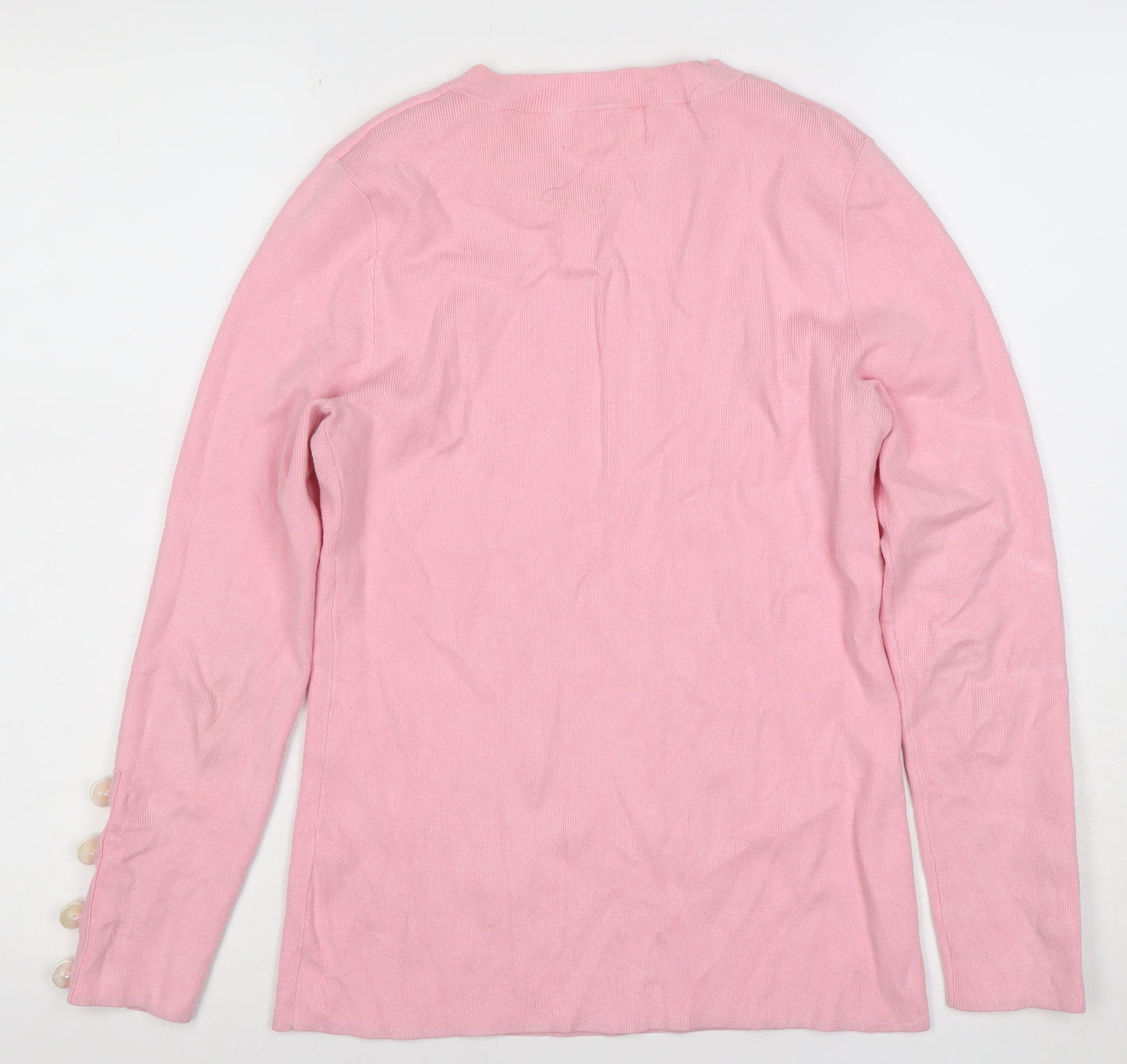 Womens UK Size 10 Savida Pink Pullover Jumper