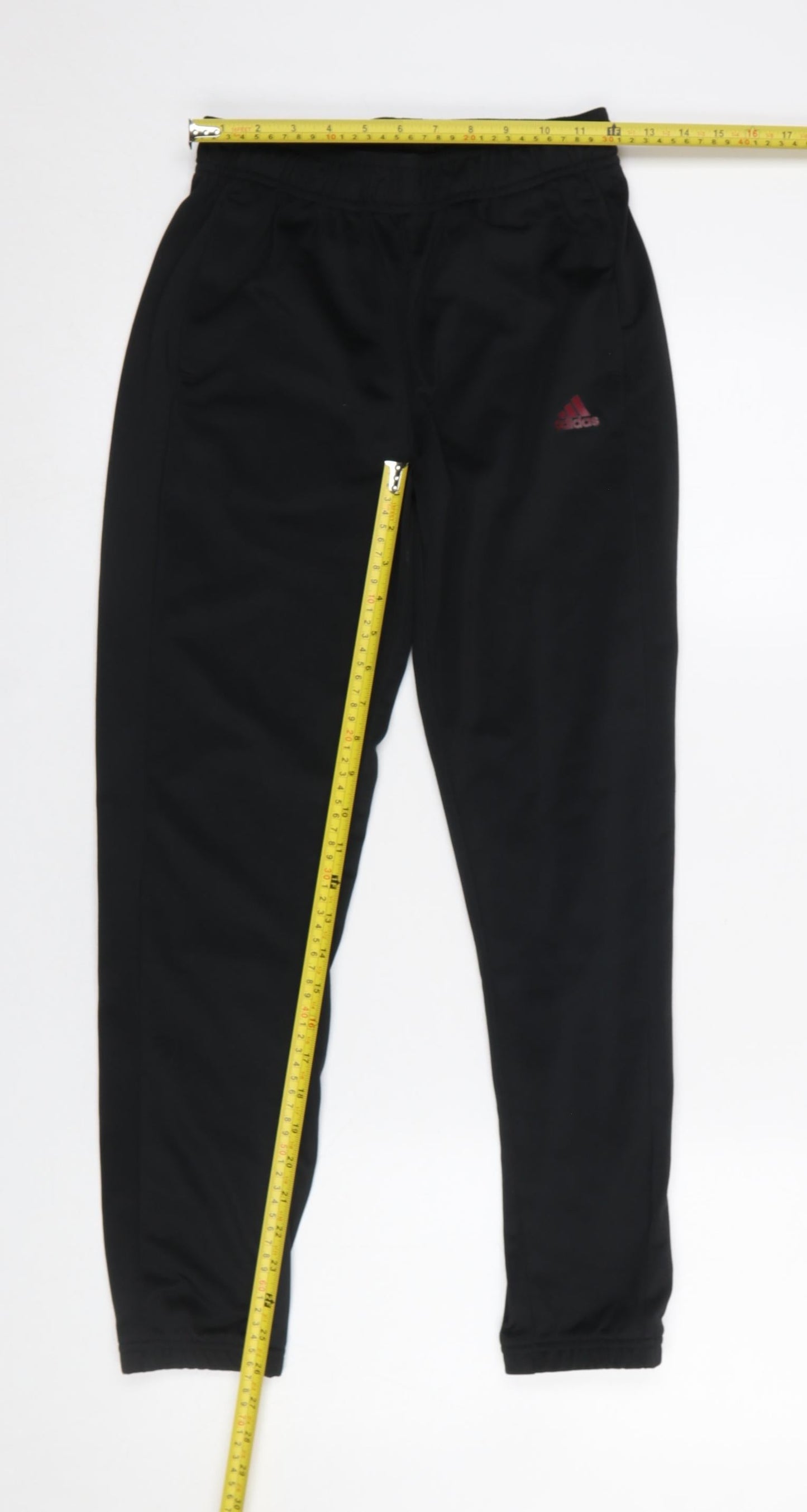 Boys UK Size 11-12 Years adidas Regular Fit Jogger Black Trousers