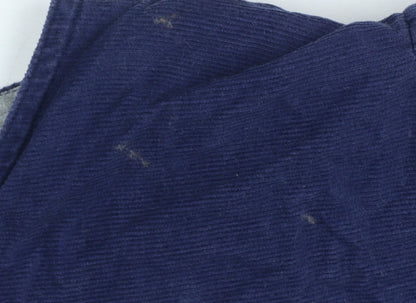Baby GAP Blue Corduroy Lined Dungarees 6-9 Months Unisex