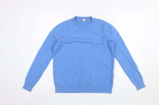Womens UK Size 8 Warehouse Blue Pullover Jumper