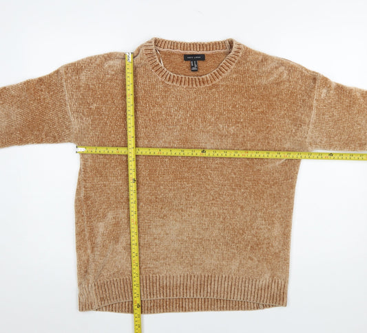 Womens UK Size M New Look Beige Pullover Jumper