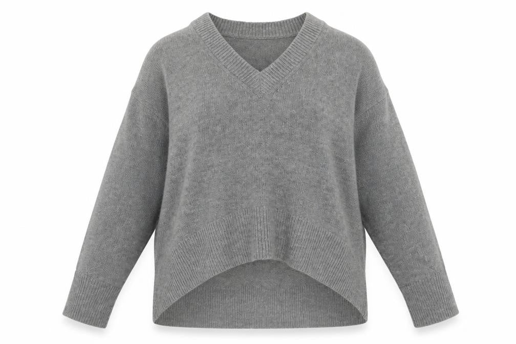 Womens UK Size S French Connection Grey Pullover Jumper