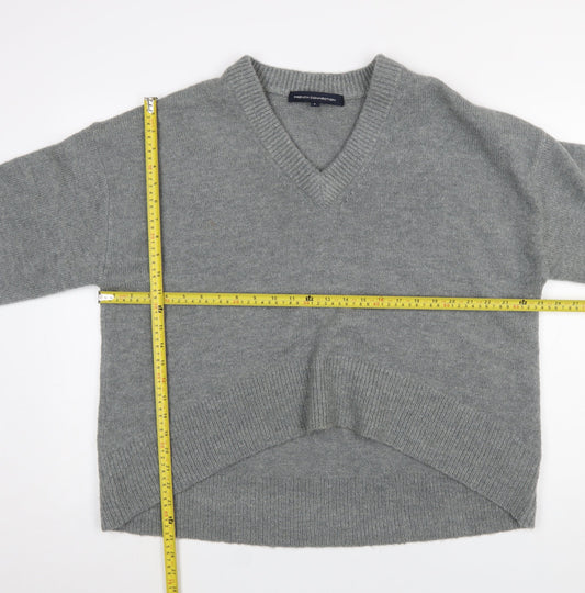 Womens UK Size S French Connection Grey Pullover Jumper