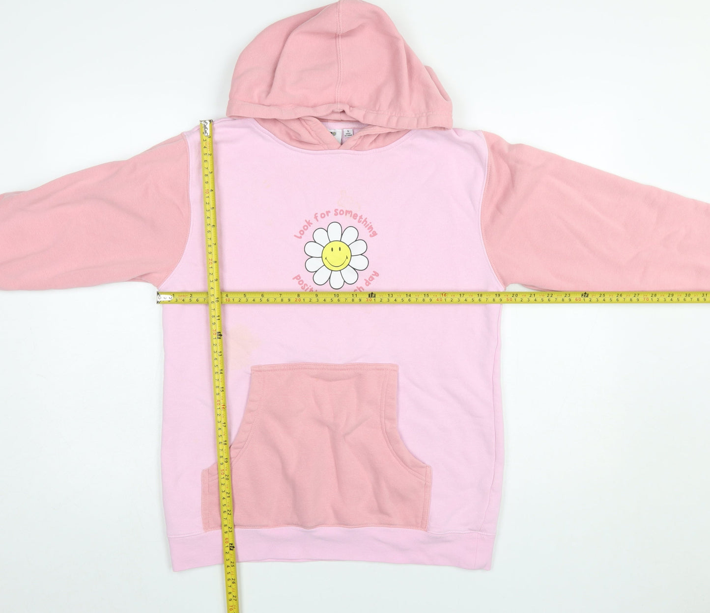 Womens UK Size S BSR by Samiir Iryan Pink Pullover Hoodie