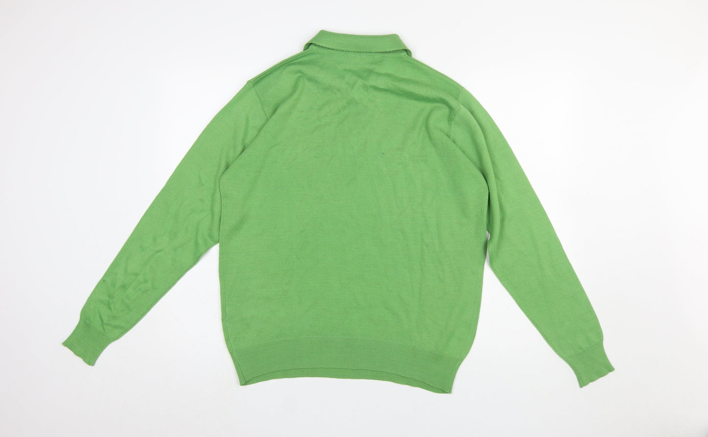 Mens UK Size L X-Aspex Green Pullover Jumper