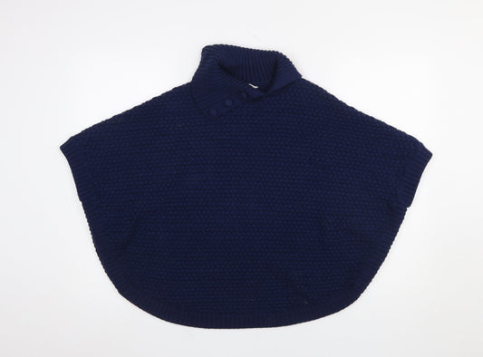 Girls UK Size 11-12 Years John Lewis & Partners Blue Cape Jumper