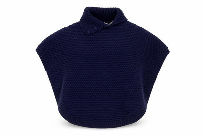 Girls UK Size 11-12 Years John Lewis & Partners Blue Cape Jumper