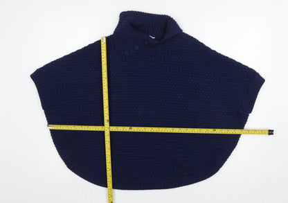 Girls UK Size 11-12 Years John Lewis & Partners Blue Cape Jumper