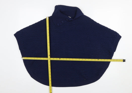 Girls UK Size 11-12 Years John Lewis & Partners Blue Cape Jumper