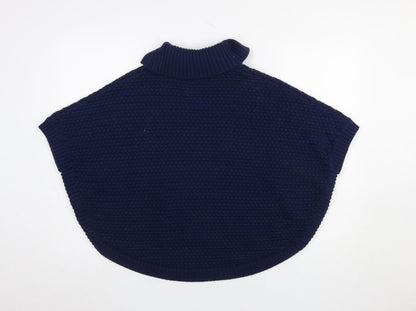 Girls UK Size 11-12 Years John Lewis & Partners Blue Cape Jumper
