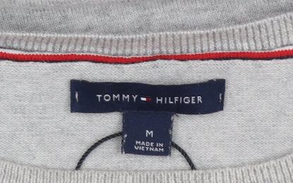 Mens UK Size M Tommy Hilfiger Grey Pullover Jumper