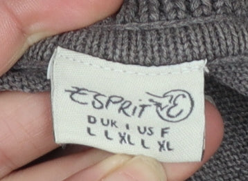 Womens UK Size L Esprit Brown Pullover Jumper