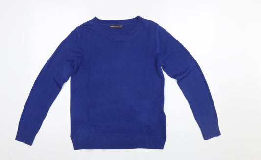 Womens UK Size 10 Marks and Spencer Blue Pullover Jumper