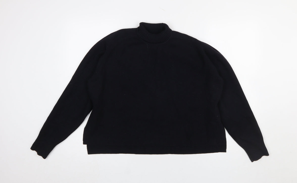 Mens UK Size M French Connection Black Pullover Jumper