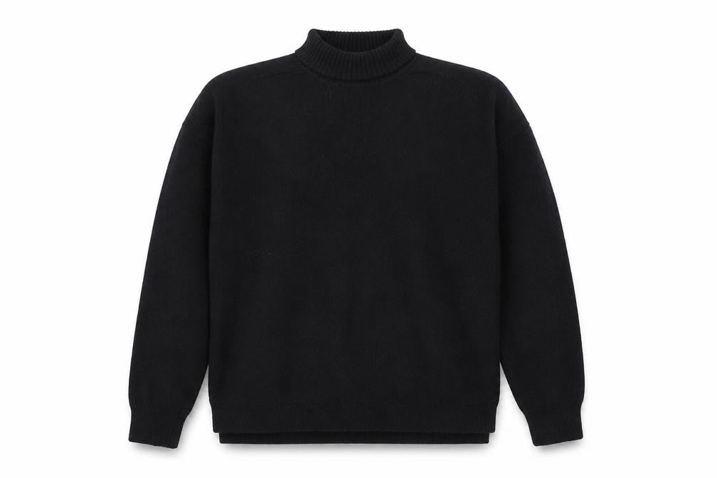 Mens UK Size M French Connection Black Pullover Jumper