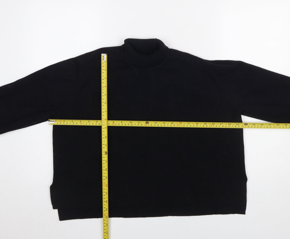 Mens UK Size M French Connection Black Pullover Jumper