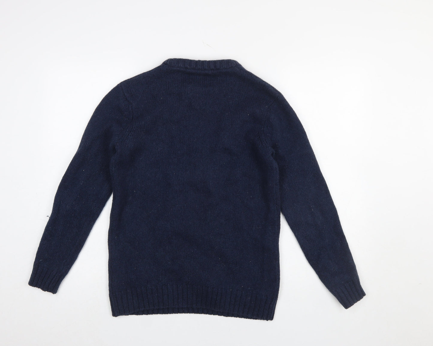 Mens UK Size S Charles Wilson Blue Pullover Jumper