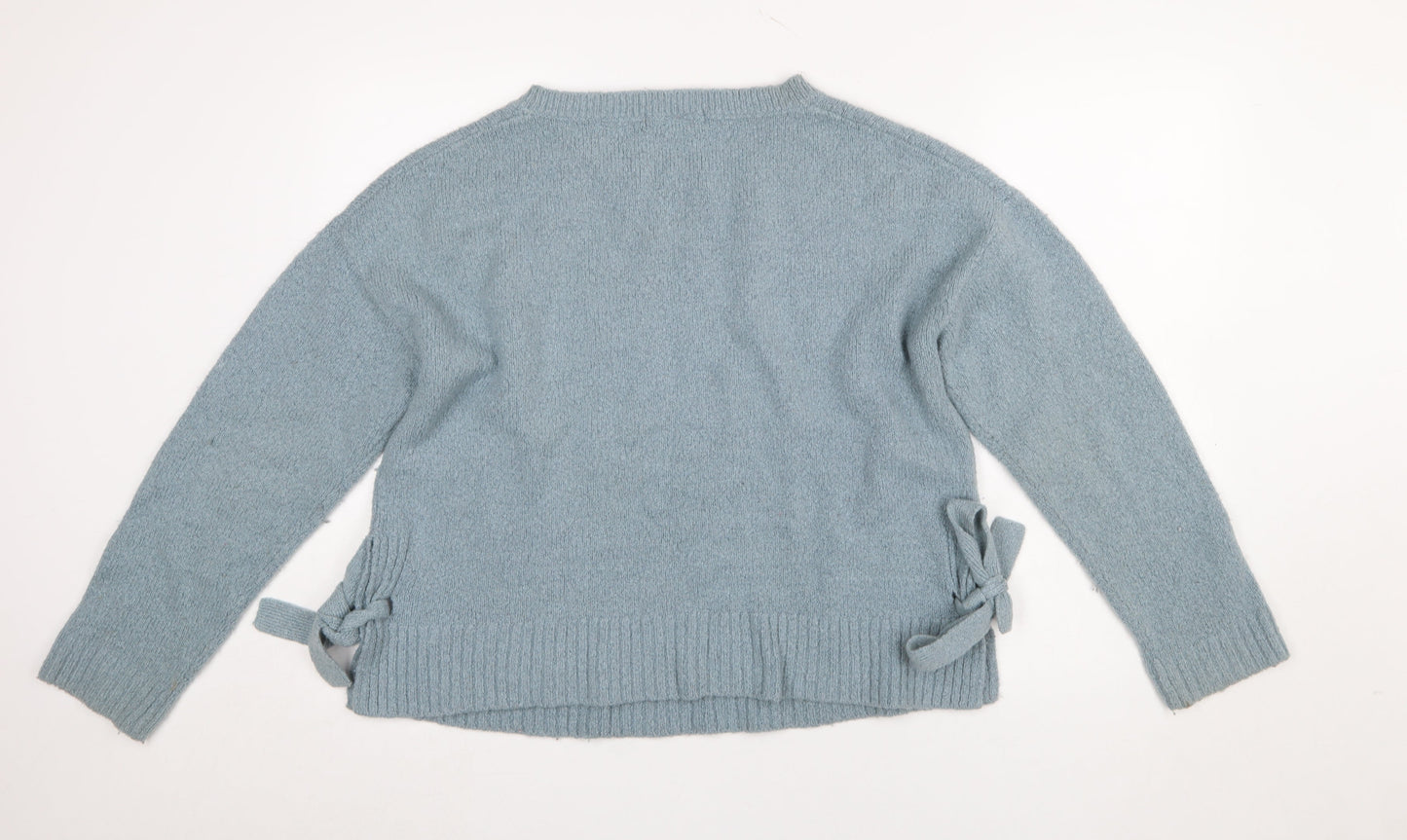 Womens UK Size 12 H&M Blue Pullover Jumper